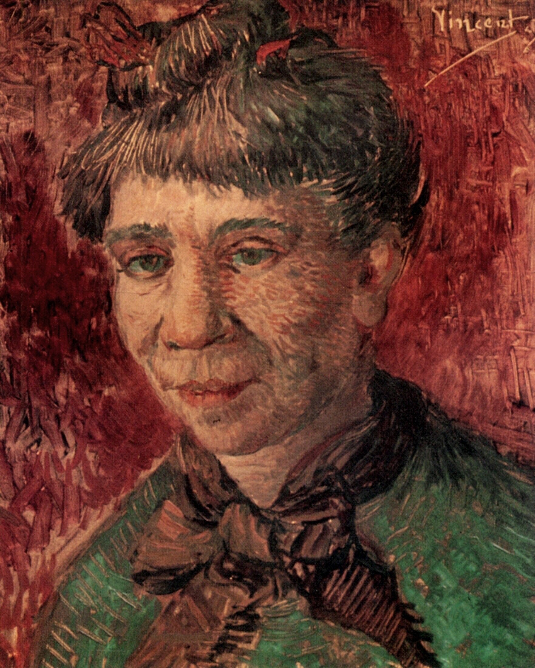  Ван Гог Париж  Женский портрет мадам Танги 